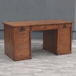 Stôl    písací    starožitný   roletový