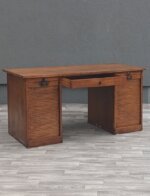 Stôl    písací    starožitný   roletový – Obrázok 2