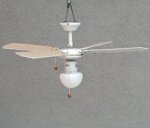 Ventilátor   klasický    stropný    so   svetlom – Obrázok 2