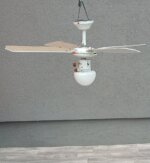 Ventilátor   klasický    stropný    so   svetlom – Obrázok 4