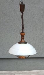 Luster    sťahovací    retro    kuchynský – Obrázok 2