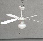 Ventilátor    klasický     stropný   s    osvetlením