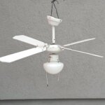 Ventilátor    klasický     stropný   s    osvetlením