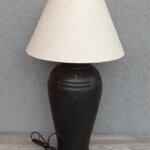 Lampa   stolná  v    rustikálnom   štýle