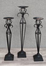 Set  3   kovaných    svietnikov – Obrázok 3