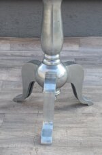 Stolík    strieborný     hliníkový    príručný – Obrázok 5