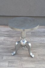 Stolík    strieborný     hliníkový    príručný – Obrázok 6