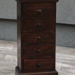 Komoda   úzka   s   5   zásuvkami