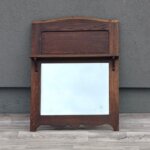 Zrkadlo   starožitné    dubové