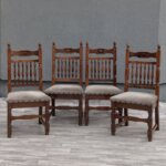 Set    starožitných    stoličiek    Windsor   (  4  ks  )