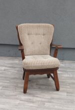 Kreslo   z   masívu  a   menčestrovej    látky – Obrázok 2