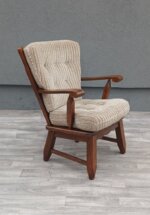 Kreslo   z   masívu  a   menčestrovej    látky – Obrázok 4