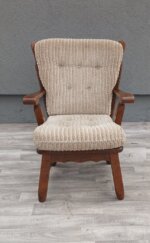 Kreslo   z   masívu  a   menčestrovej    látky – Obrázok 5