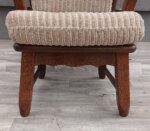 Kreslo   z   masívu  a   menčestrovej    látky – Obrázok 8