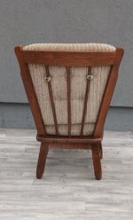 Kreslo   z   masívu  a   menčestrovej    látky – Obrázok 9