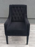 Kreslo    čalúnené    v   štýle   Chesterfield – Obrázok 5