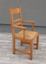 Stolička    rustikálna     s    podrúčkami – Obrázok 4