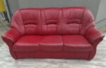 Súprava    sedacia   celokožená   v   bordovej   farbe – Obrázok 5