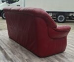 Súprava    sedacia   celokožená   v   bordovej   farbe – Obrázok 7