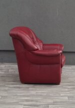 Súprava    sedacia   celokožená   v   bordovej   farbe – Obrázok 10