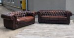 Súprava   sedacia  originál  Chesterfield   -   luxusná – Obrázok 2