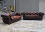 Súprava   sedacia  originál  Chesterfield   -   luxusná