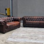 Súprava   sedacia  originál  Chesterfield   -   luxusná