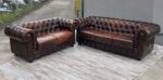 Súprava   sedacia  originál  Chesterfield   -   luxusná – Obrázok 6