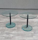 Stolík    sklenený   -   minimalistický – Obrázok 2