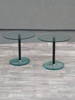 Stolík    sklenený   -   minimalistický – Obrázok 3