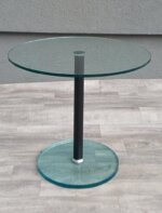 Stolík    sklenený   -   minimalistický – Obrázok 5
