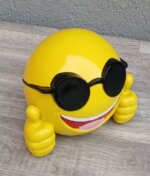 Figúrka   štýlová  3D   „Cool   Emoji“   so    slnečnými   okuliarmi -  50  cm – Obrázok 4