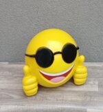 Figúrka   štýlová     3D    „  Cool Emoji  “   so    slnečnými    okuliarmi   –   92 cm – Obrázok 3