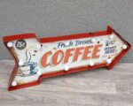 Tabuľa     retro     svetelná    –  "  Fresh    Brewed   COFFEE  " – Obrázok 3