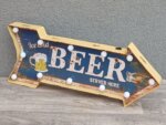 Tabuľa    retro    svetelná   -   „   Ice    cold   BEER  “ – Obrázok 3