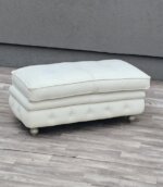 Taburet    Chesterfield   -   biely – Obrázok 3