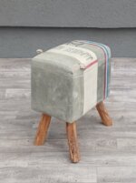 Taburetka     retro    čalúnená – Obrázok 2