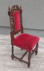 Set     stoličiek     luxusných     starožitných    neorenesančných – Obrázok 9