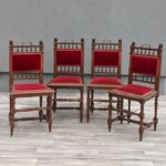 Set     stoličiek   -    starožitné    neorenesančné