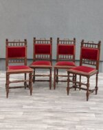 Set     stoličiek   -    starožitné    neorenesančné